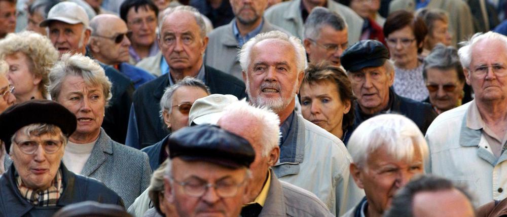 Die Gesellschaft altert. Archivbild.