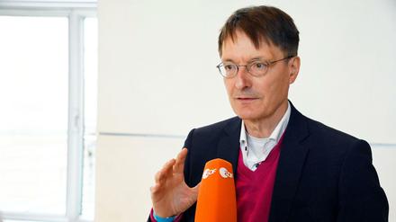 Karl Lauterbach wird oft angefeindet.