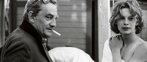 Regisseur Luchino Visconti (links) und Björn Andrésen bei den Dreharbeiten zu „Tod in Venedig“. 