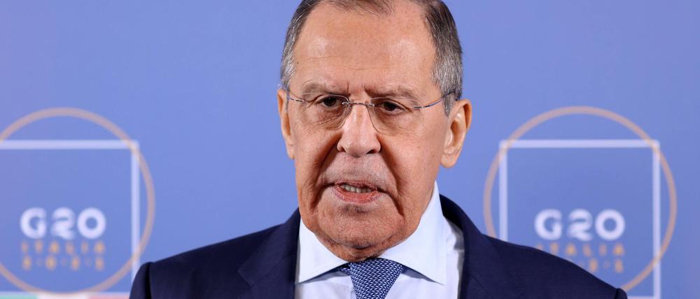 Sergei Lawrow, Russlands Außenminister. 