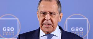 Sergei Lawrow, Russlands Außenminister. 