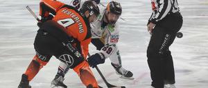 Letztlich mussten die Eisbären Berlin sich mit 4:5 gegen Wolfsburg geschlagen geben.