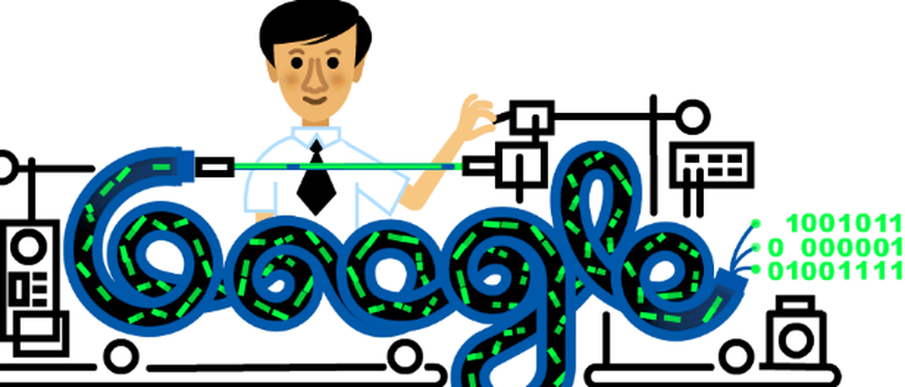 Die Suchmaschine Google widmete Charles K. Kao und seiner Glasfaser-Technologie heute ein Doodle.