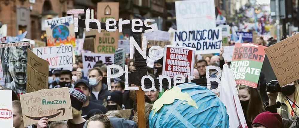 Weniger Kohle, mehr erneuerbare Energien: Die bisherigen Ergebnisse der Klimakonferenz dürften dem ein oder anderen Demonstranten eigentlich gefallen – protestiert wird in Glasgow aber auch an diesem Wochenende weiter.