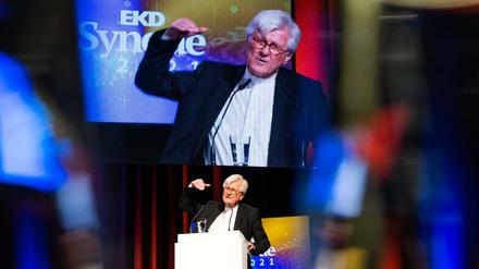 Heinrich Bedford-Strohm bei der EKD-Synode 2021 in Bremen.