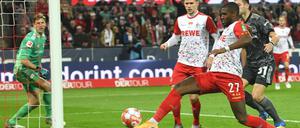 Weiß, wo das Tor steht: Kölns Modeste.