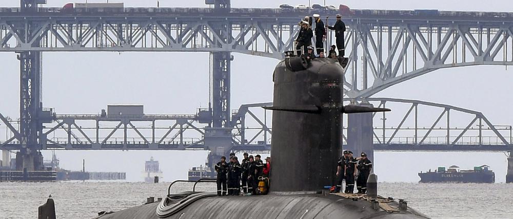 Ein französisches U-Boot in den USA (Archivbild)