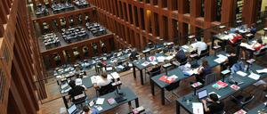 Die Bibliothek der Humboldt-Universität.