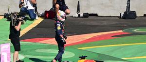 Mal wieder obenauf: Max Verstappen.