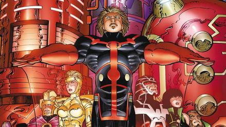 Das moderne Team der Eternals formiert sich: Coverzeichnung von John Romita Jr.