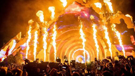 Die Bühne beim Astroworld Music Festival (Archivbild)