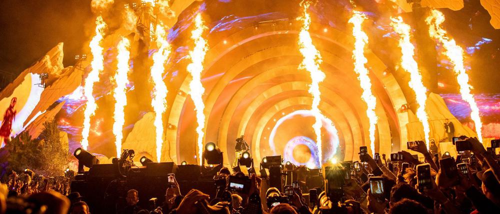 Die Bühne beim Astroworld Music Festival (Archivbild)