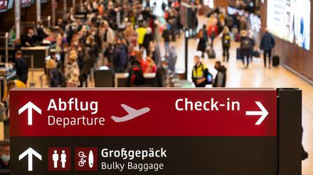 Zurzeit werden die Leitungen am BER durchgespült.