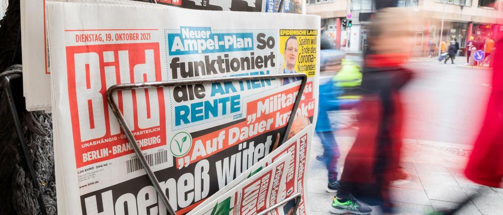 Die Mitarbeiter des Springer-Konzerns, zu dem auch die "Bild" gehört, müssen interne Beziehungen künftig offenlegen.