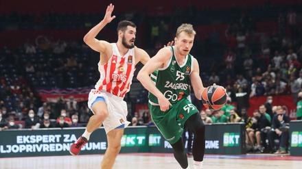 Niels Giffey (rechts) spielt am Freitag mit Kaunas erstmals gegen seinen langjährigen Verein.