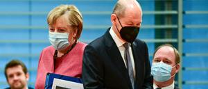 Auch die Coronakrise übergibt Angela Merkel ihrem wahrscheinlichen Nachfolger Olaf Scholz. 