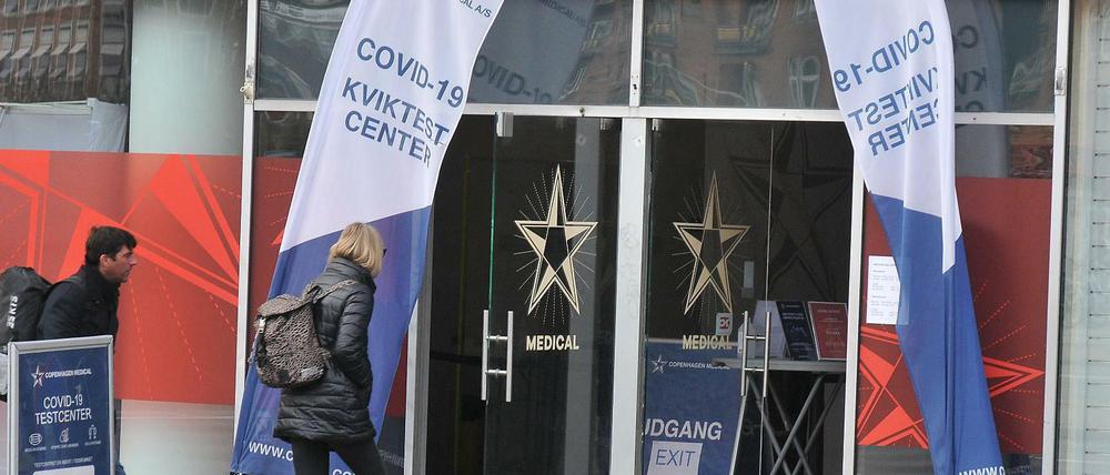 Die Regierung ließ bereits Schnelltestcenter wie hier in Kopenhagen wieder öffnen.