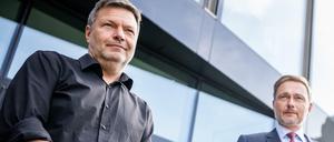 Grünen-Chef Robert Habeck überlässt wohl FDP-Chef Christian Lindner das Finanzministerium.