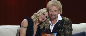Ein Herz und eine Seele: Thomas Gottschalk und Michelle Hunziker im Revival von "Wetten, dass..?". 