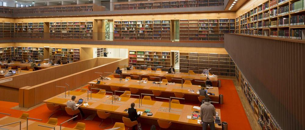 Forschen in der Staatsbibliothek Berlin.