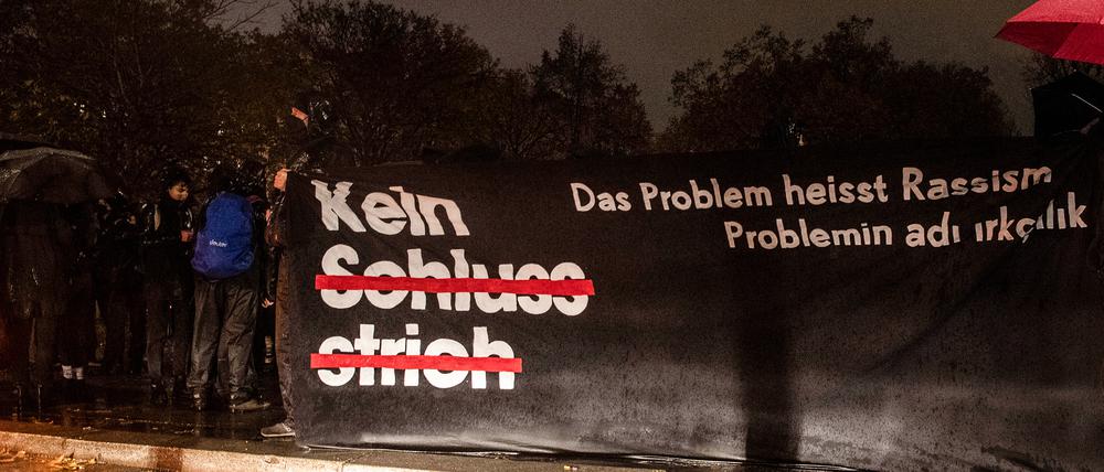 Gedenken an NSU-Opfer am Oranienplatz.