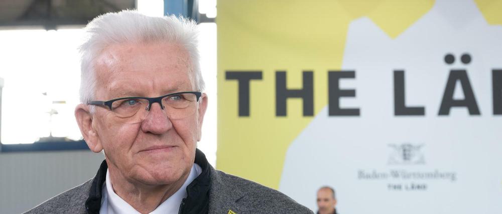 Der baden-württembergisch Ministerpräsident Winfried Kretschmann (Grüne). 