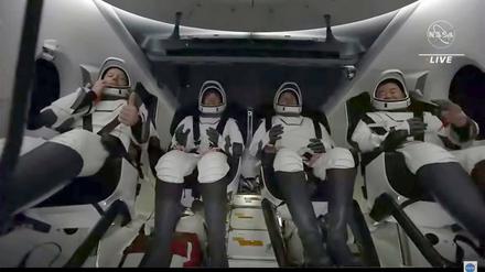 Rückkehr zur Erde: Die ISS-Besatzung ist zurück.