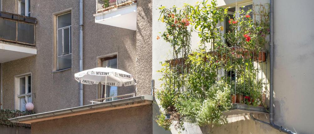 Fassade eines Mietshauses in Kreuzberg. Der Senat versucht solche Häuser vor zu starken Mietsteigerungen zu schützen.
