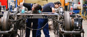Handwerk und Industrie gehören zu dem Teil des Mittelstands, in dem die Einkommen zuletzt gestiegen sind.