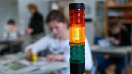 Bereits vier Berliner Schulen sind zum Wechselunterricht zurückgekehrt. 