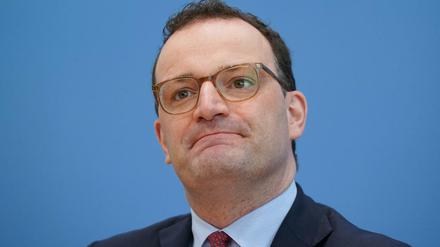 Jens Spahn (CDU), Bundesminister für Gesundheit, spricht bei seiner Pressekonferenz zum Impfstart in Hausarztpraxen.