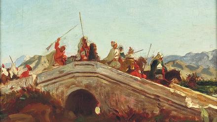 Die Pariser Galerie Éduard Ambroselli bot auf der Fine Arts Paris ein Werk von Alfred Dehodencq an.