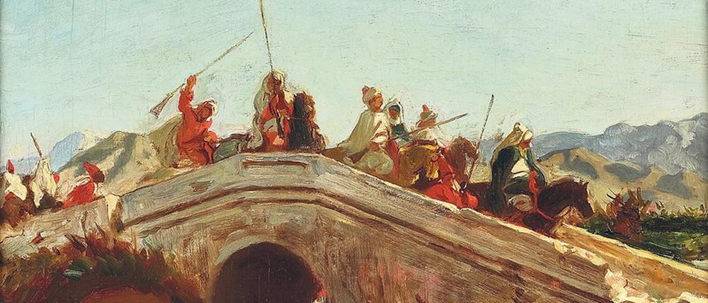 Die Pariser Galerie Éduard Ambroselli bot auf der Fine Arts Paris ein Werk von Alfred Dehodencq an. 