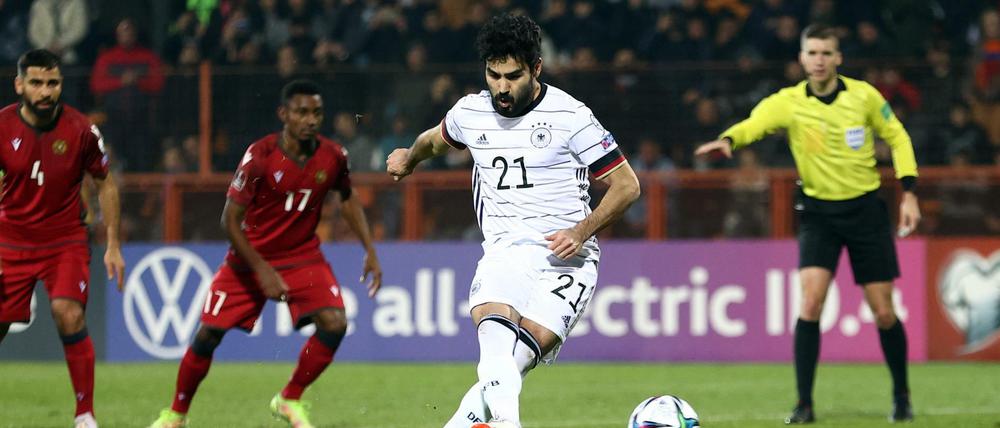 Ilkay Gündogan traf im letzten Länderspiel des Jahres doppelt.