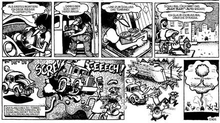 Sex, Drugs & komische Zeichnungen: Eine Seite aus der Freak-Brothers-Gesamtausgabe.