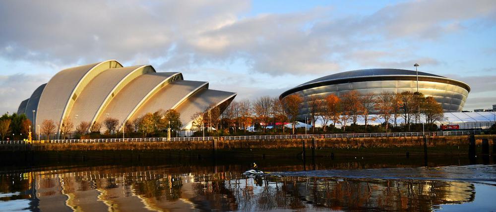 Schauplatz der Klimakonferenz COP26 in Glasgow
