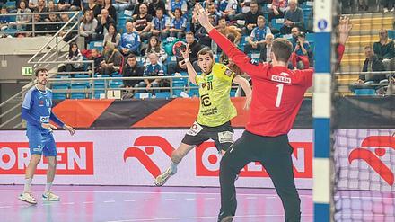 Das lief gut in Plock. Die Füchse führen ihre Gruppe ungeschlagen an. Foto: Imago