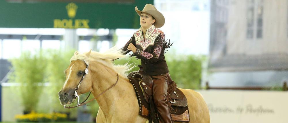 Michael Schumachers Tochter Gina gehört seit Jahren zu den besten Westernreiterinnen.