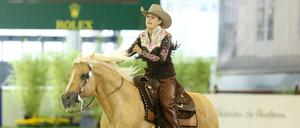 Michael Schumachers Tochter Gina gehört seit Jahren zu den besten Westernreiterinnen.