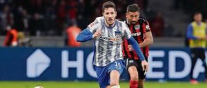Raus aus der Quarantäne. Stevan Jovetic (vorne) steht Hertha gegen den 1. FC Union wohl wieder zur Verfügung.