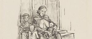 Bei der Reihe "Hunger" arbeitete Zille eng mit Käthe Kollwitz zusammen.