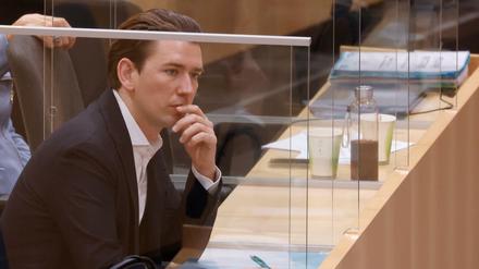 Sebastian Kurz im österreichischen Parlament.