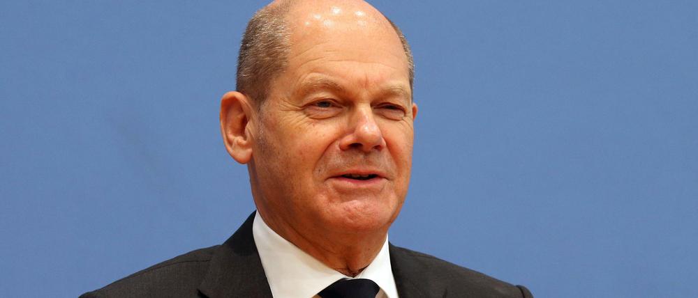 Erfreut über bessere Zahlen bei den Steuern: Olaf Scholz. 