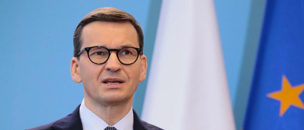 Warnung an Europa: Polens Ministerpräsident Mateusz Morawiecki (Archivbild) 