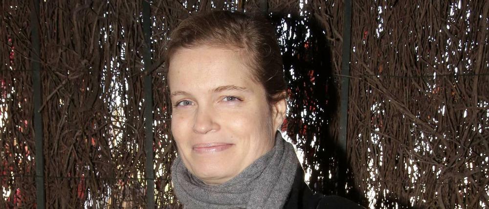 Die Schauspielerin Sarah Biasini 2017 in Paris