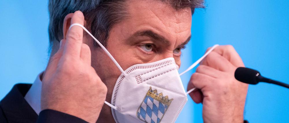 Verkündete scharfe Maßnahmen: Bayerns Ministerpräsident Markus Söder (CSU)