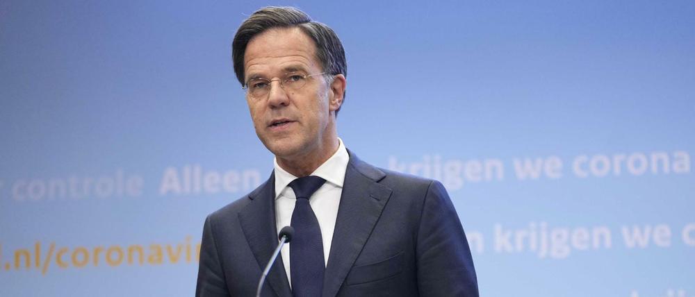 Der geschäftsführende Premier der Niederlande: Mark Rutte.