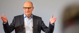 Dietmar Woidke, Ministerpräsident des Landes, führt die Brandenburger SPD seit 2013. 