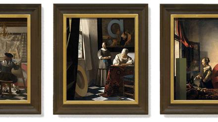 Anlässlich seiner digitalen Ausstellung widmet Google dem Künstler Johannes Vermeer heute sein Logo.