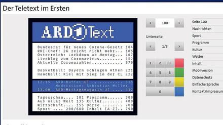 Wetter, Fußball, Untertitel. Fast alle größeren Sender haben Videotextseiten. 18 Millionen lesen heute allein die ARD-Videotextseiten regelmäßig.